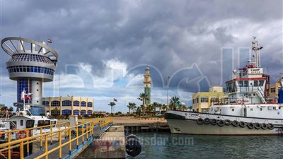 ميناء دمياط : استقبال 5 سفن بضائع وحاويات 