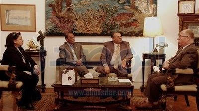 وزير الثقافة يستقبل وفد الهيئة القبطية الإنجيلية للخدمات الاجتماعية
