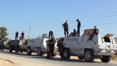 إصابة 9 أفراد من قوات الشرطة في انقلاب سيارة بشمال سيناء