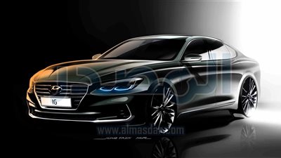 هيونداي موتور تكشف عن الصور الأولى لسيارة أزيرا الجديدة كليا