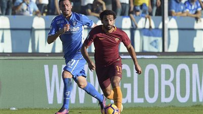 صور: بمشاركة محمد صلاح .. روما يتعادل سلبياً أمام إمبولي فى الدورى الايطالى