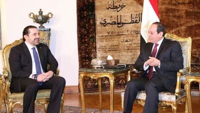 رئاسة الجمهورية: السيسي يستقبل سعد الحريري مساء غد