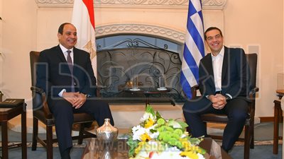 السيسي ورئيس الوزراء اليوناني يعلنان 