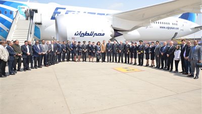 «مصر للطيران» تتسلم طائرة الأحلام الثانية 