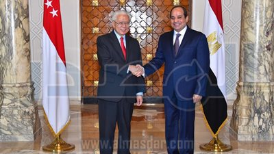 رئيس سنغافورة يغادر القاهرة بعد زيارة استغرقت عدة أيام
