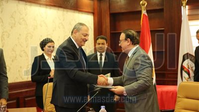 النائب العام يوقع بروتوكول تعاون لتحديث منظومة العمل بالنيابة العامة (صور)