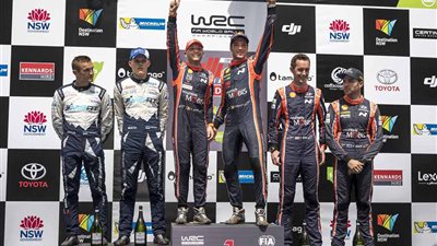 هيونداي تفوز في الجولة النهائية من بطولة العالم للراليات (صور) 