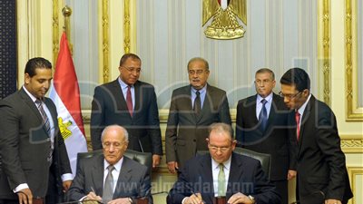 رئيس الوزراء يشهد توقيع بروتوكول بين الإنتاج الحربي وتنمية الريف