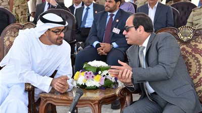 تفاصيل لقاء السيسي وولي عهد أبو ظبي بقصر الاتحادية