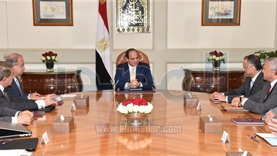 السيسى خلال إجتماعه بـ 