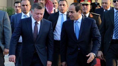 الرئيس السيسي يبحث مع ملك الأردن تداعيات نقل السفارة الأمريكية للقدس