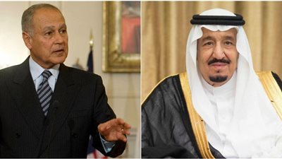 خادم الحرمين  يستقبل الأمين العام لجامعة الدول العربية