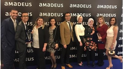 «أماديوس» تُكرم «مصر للطيران».. و«ترافلستارت» تحصد كأس التميز لعام 2018