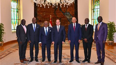 السيسى يبحث مع رئيس برلمان غانا‎ تعزيز التعاون المشترك