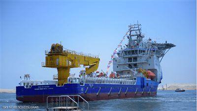 هيئة قناة السويس تعلن انتهاء بناء السفينة 