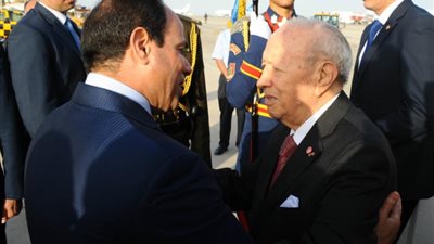 السبسي يدعو السيسي لحضور مؤتمر تونس الاقتصادي
