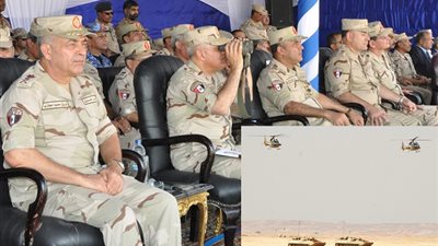 القوات المسلحة تنفذ مناورة كبرى بالذخيرة الحية في المنطقة الغربية