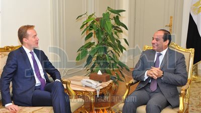 السيسى يبحث سبل التعاون المشترك مع وزير خارجية النرويج 