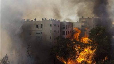 الجيش الإسرائيلي يستدعي كتيبتين ويغلق مطار وميناء حيفا بسبب الحرائق
