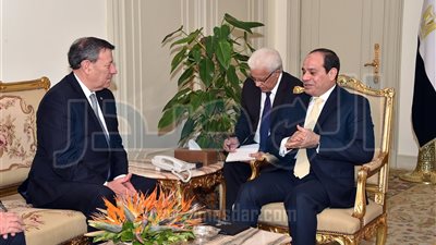 تفاصيل لقاء السيسي بوزير خارجية أوروجواي