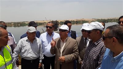 الوزير يتابع أعمال إنشاء 3 محاور على النيل في أسوان وقنا بـ 4,3 مليار جنيه