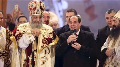 الرئيس السيسي يحضر قداس عيد الميلاد بالعاصمة الإدارية الجديدة