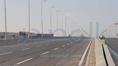 بدء التشغيل التجريبى لكوبرى العبور-جهينة بمدينة 6 أكتوبر (صور)