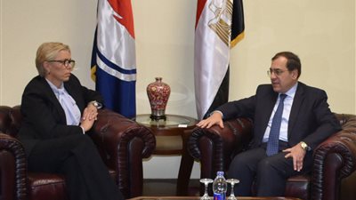 وزير البترول يبحث مع 