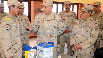 الفريق محمود حجازى يتفقد إحدى المنشآت التأهيلية والتدريبية للقوات المسلحة 