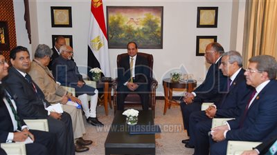السيسى يبحث مع نائب رئيس الهند زيادة الإستثمارات المشتركة بين البلدين