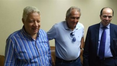 صور: مرتضى منصور يلتقي مانويل جوزيه فى وزارة الرياضة