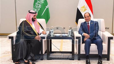 السيسي يلتقي  ولي ولي العهد السعودي على هامش أعمال قمة العشرين