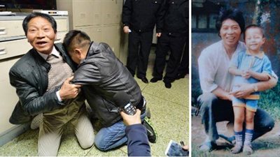 شاب خطف في الرابعة من عمره يلتقي والده بعد 24 عاما 