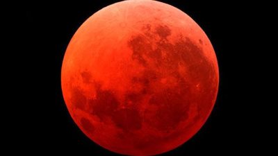 انتهاء خسوف القمر 