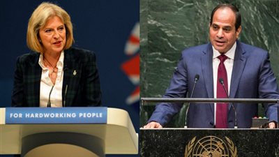 السيسي يلتقي رئيسة وزراء بريطانيا لبحث العلاقات الثنائية بين البلدين