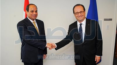 تفاصيل لقاء السيسي وهولاند على هامش أعمال الجمعية العامة 