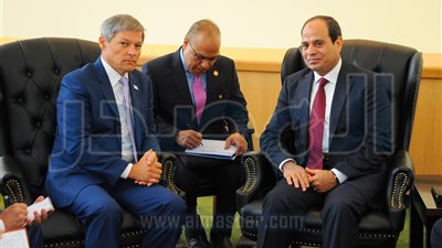 رئيس وزراء رومانيا للسيسي: مهتمون بفرص الاستثمار المتاحة في مصر