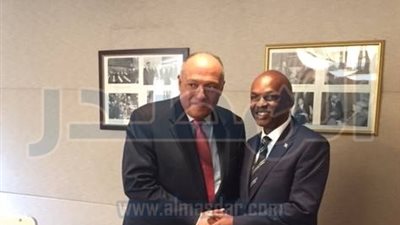 وزير الخارجية يستقبل نظيرة البوروندي بمقر البعثة المصرية في نيويورك