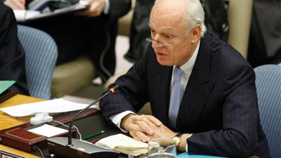 دي ميستورا: نطالب بوقف إطلاق النار لمدة 48 ساعة فى حلب