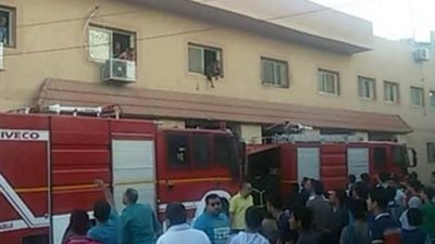 السيطرة على حريق هائل شب فى 18 محلا بالوادى الجديد 