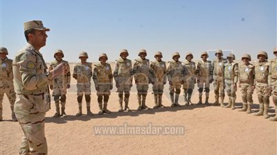 القوات المصرية تواصل مشاركتها في التدريب المشترك 