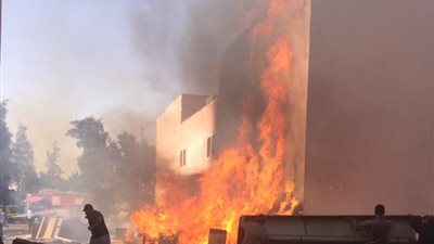 السيطرة على حريق داخل مدينة الإنتاج الإعلامي