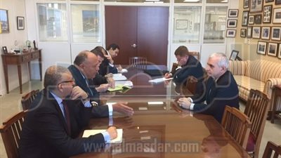 وزير الخارجية يجرى مباحثات مع قيادات مجلسي النواب والشيوخ الامريكي فى واشنطن