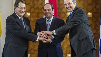 اجتماع اللجنة الثلاثية بين مصر واليونان وقبرص في القاهرة.. 13 يناير