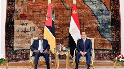 نص كلمة السيسي خلال المؤتمر المشترك مع رئيس موزمبيق