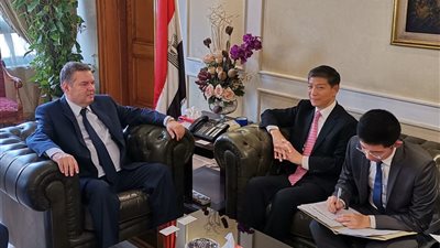 وزير قطاع الأعمال يبحث تعزيز التعاون الاستثمارى المشترك مع الصين