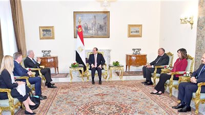 السيسي يؤكد إهتمام مصر بتعزيز علاقاتها بالاتحاد الأوروبي في مختلف المجالات