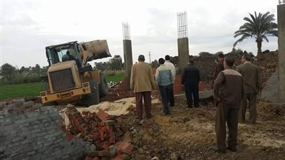 إزالة 364 حالة تعدِ على الأراضي بعدد من المحافظات