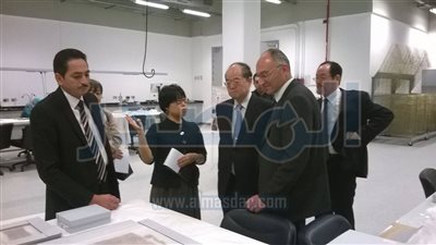 مدير متحف طوكيو يزور المتحف المصري الكبير 
