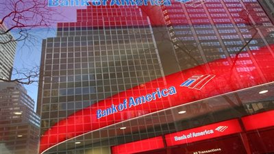 نمو أرباح بنك أوف أمريكا إلى 7,1 مليار دولار بنهاية يونيو الماضى